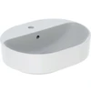 Image de Geberit Vasque à poser VariForm 50x40 cm, avec trop-plein, elliptique, blanc K-Tect