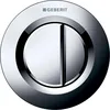 Image de Geberit-116,042,21.1 Poussoir pneumatique à distance 01 fixé pour chasse d'eau double chrome brillant