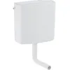 Image de Geberit - 140.014.11.1 - Réservoir Indépendants Basse Position et Mi Hauteur AP 140 - Simple Touche Interrompable - Alimentation Latérale ou Arrière - Blanc