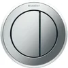 Image de Geberit-116,055.KH.1 Poussoir pneumatique à distance 10 fixé pour double chasse chrome brillant/Chrome Mat/Chrome Brillant