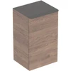 Image de Geberit Armoire latérale Smyle Square R, 36x60x32,6 cm, noyer, 1 porte