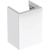 Image de Geberit Meuble sous-lavabo Smyle Square 44,2x61,7x35,6 cm, 1 porte gauche, blanc brillant
