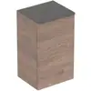 Image de Geberit Armoire latérale Smyle Square L, 36x60x32,6 cm, bois noyer épais, 1 porte