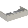 Image de Geberit Meuble sous lavabo Xeno2 88x22x46,2cm, mat/greige, avec tiroir
