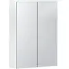 Image de Geberit Armoire à miroir Option Basic 50x67,5x14 cm, avec éclairage, 2 portes, blanc