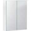 Image de Geberit Armoire miroir Option Basic 55x67,5x14cm, avec éclairage, 2 portes, blanc