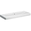 Image de Geberit Lavabo Smyle Square 120x48cm, KeraTect/blanc, sans robinet, avec trop-plein
