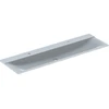 Image de Geberit Meuble vasque Xeno2 160x48 cm, 2 trous robinetterie, sans trop-plein, blanc alpin