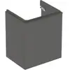 Image de Geberit Meuble sous lavabo Smyle Square 53,6x61,7x43,3 cm, 1 tiroir droit, lave mat