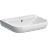 Image de Geberit Lavabo Smyle 60x48 cm, KeraTect/blanc, avec robinetterie, avec trop-plein