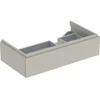 Image de Geberit Meuble sous lavabo Xeno2 88x22x46,2 cm, avec tiroir, avec plan, greige