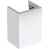 Image de Geberit Smyle Square, meuble sous-lavabo, 500350, 442x617x356mm, avec 1 porte, ouverture à droite, 500.350.00.1, Couleur: Laque brillante blanche