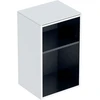 Image de Geberit Armoire latérale Smyle Square 36x60x29,9 cm, ouverte, blanc brillant