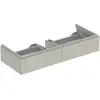 Image de Geberit Meuble sous lavabo Xeno2 117,4x22x46,2 cm, 2 tiroirs, mat/greige