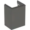 Image de Geberit Smyle Square, meuble sous-lavabo, 500351, 442x617x356mm, avec 1 porte, ouverture à gauche, Couleur: Lave/laqué mat