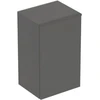 Image de Geberit Armoire latérale Smyle Square droite, 36x60x32,6 cm, lava mat, 1 porte