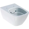 Image de Geberit WC suspendu à chasse profonde Smyle Square blanc, 4,5 l, forme fermée, rimfree