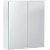 Image de Geberit Armoire miroir Option Basic 60x67,5x14 cm, avec éclairage, 2 portes, blanc