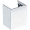 Image de Geberit Meuble sous-lavabo Smyle Square 53,6x61,7x43,3 cm, 1 porte gauche, blanc brillant