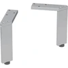 Image de Geberit Jeu de pieds 15,1-15,4 cm, chromé brillant