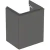 Image de Geberit Meuble sous lavabo Smyle Square 49,2x61,7x40,6 cm, porte à gauche, lava mat