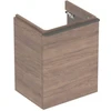 Image de Geberit Meuble sous lavabo Smyle Square 49,2x61,7x40,6 cm, 1 porte, bois épais N