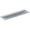 Image de Geberit Meuble lavabo Xeno2 160x48cm, sans robinet, sans trop-plein, blanc alpin