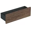 Image de Geberit Tablette murale Smyle Square, 500362, 45x14,8x14,3 cm, Couleur: Structure en bois de noyer hickory/mélamine