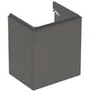 Image de Geberit Smyle Square Armoire sous lavabo, 500366, 536x617x433mm, avec 1 Porte, Ouverture à Gauche, 500.366.JK.1, Couleur: Lava/laqué Mat