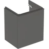 Image de Geberit Meuble sous lavabo Smyle Square 53,6x61,7x43,3 cm, 1 porte gauche, mat lava