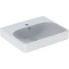 Image de Geberit Lavabo mural Smyle Square 50x41 cm, avec trou robinet, trop-plein, blanc