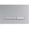 Image de Geberit Plaque de commande Sigma 50 Pl c ge, Pl/T chromé, sq, f 2-Mg-chasse.