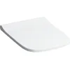 Image de Geberit Smyle Siège de WC Slim avec couvercle, Wrap over, antibactérien, blanc, 500.238.01.1