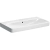 Image de Geberit Lavabo Smyle Square 90x48 cm, blanc, sans trou de robinet, avec trop-plein