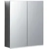 Image de Geberit Armoire de Toilette Option Plus Plus avec éclairage, Deux Portes, Largeur 60cm, 500593001