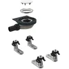 Image de Drain de bac à douche Geberit avec 4 pieds, 154.020.00.1 pour la zone de douche Setaplano, hauteur de la barrière d'eau 30 mm