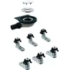 Image de Ecoulement de receveur de douche Geberit avec 6 bacs, 154.021.00.1 pour receveur de douche Setaplano, hauteur de leau de barrage 30 mm