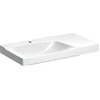 Image de Geberit Lavabo Xeno2 90x48cm, sortie droite, raccord eau chaude, sans trop-plein, blanc K-Tect
