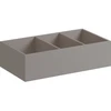 Image de Geberit Insert de tiroir Xeno2 37,3x6,2x20,8cm, partie H, bois mélaminé/gris