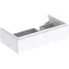 Image de Geberit Meuble sous lavabo Xeno2 88x22x46,2 cm, avec tiroir, avec tablette, laqué brillant/blanc