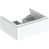 Image de Geberit Meuble sous lavabo Xeno2 58x22x46,2cm, laqué brillant/blanc, avec tiroir