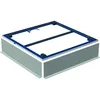 Image de Cadre d'installation Geberit pour surfaces de douche Setaplano jusqu'à 100 cm, pour 4 pieds, 154.462.00.1, 100x80 cm, hauteur 3 cm