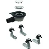 Image de Ecoulement de receveur de douche Geberit avec 4 pieds, 154.010.00.1 pour receveur de douche Setaplano, hauteur de leau de barrage 50 mm