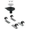 Image de Geberit Setaplano 154030001 Kit de construction de 4 pieds pour douche Diamètre 50 mm