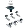Image de Ecoulement de receveur de douche Geberit avec 6 pieds, 154.031.00.1 pour receveur de douche Setaplano, installation traversant létage