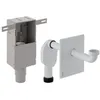 Image de Unbekannt Geberit 151121001 Siphon pour lavabo en Acier Inoxydable encastré