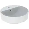 Image de Geberit Vasque à poser VariForm d 45 cm, avec trou robinet, avec trop-plein, ronde, blanche