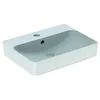 Image de Geberit VariForm Lavabo à Poser rectangulaire, 600x450mm, avec Trou pour Robinet, avec trop-Plein, Coloris: Blanc - 500.780.01.2