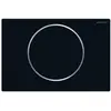 Image de Geberit 115758145 Sigma 10 Plaque de déclenchement pour chasse d'eau et chasse d'eau avant et plaque + boutons Noir mat poli