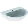 Image de Geberit Renova lave-mains, 1 trou de robinetterie, trop-plein asymétrique, largeur : 50cm, 500.376.01.1, Couleur: blanc